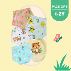 1-2 Years (Pack of 5) - Ultra Undies - Baby Padded Underwear