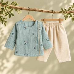 Poo Kattam - Crinkled Kurta and Pant