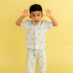 Seaside Punch - Muslin Sleep Suit for babies and kids (Unisex) - Pack of 2
