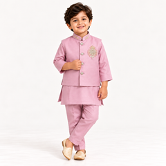 Prince Advik Jacket Kurta Set | 6M–4Y