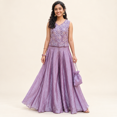 Aarini Flared Gharara Set for Girls | 11-12Y