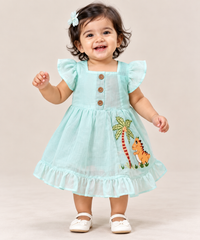 Applique Pocket Dress