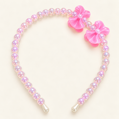 Prism Pearl Bow Headband
