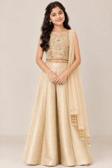Dazzle Royale Gharara Set for Girls | 9-10Y
