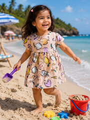 Fruit Garden Dress For Girls | 3M to 4Y