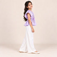Viresta Floral Peplum Co-Ord Set for Girls | 7Y to 18Y