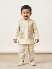 Golden Heir Dhoti Set for Boys