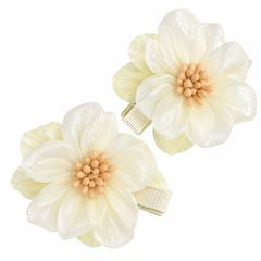 Chiffon Flower Hairclips