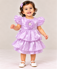 Layered Sleeve Party Dress