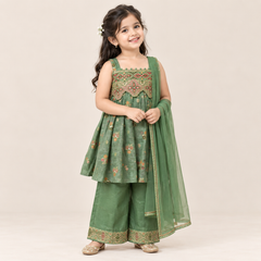 Mahira Festive Gharara Set for Girls | 1Y to 4Y