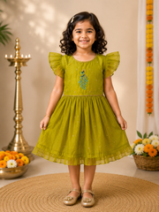 Mayuri Silk Dress for Girls | 1Y to 5Y