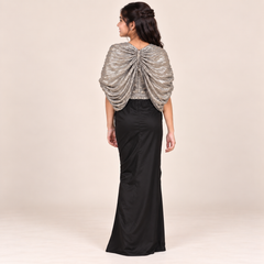 Monarchia Metallic Draped Gown | 6Y to 20Y