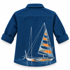 Voyager Sail Print Shirt | 1-5Y