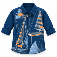Voyager Sail Print Shirt | 1-5Y