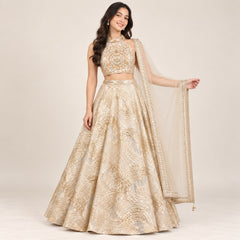Pearlmist Wavework Luxe Lehenga Set | 5Y to 18Y
