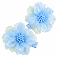 Chiffon Flower Hairclips