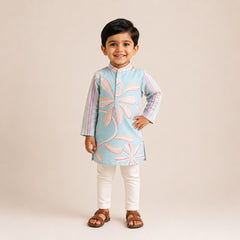 Pastel Petal Kurta Set