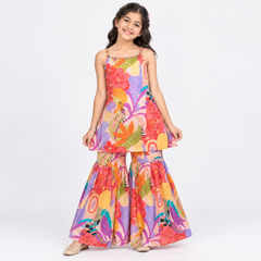 Petal Symphony Gharara Set for Girls | 9-10Y