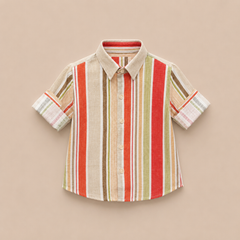 Play With Me Orange Shirt for Boys 1Y to 5Y