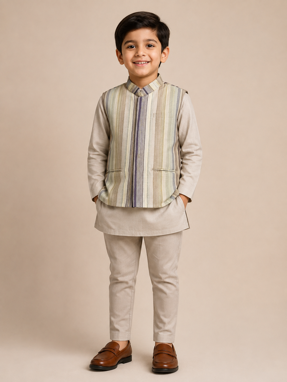 Rey Jacket Kurta Set