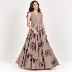 Rhea Embroidered Gown for Girls | 16Y to 18Y