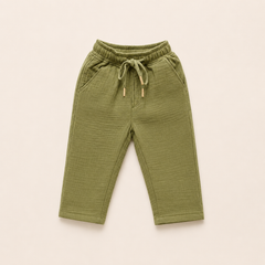 Sage Muslin Pant For Boys 1Y to 5Y