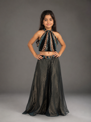Shine through the night palazo for girls 2Y to 10Y