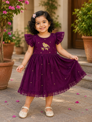 Vihana Silk Dress for Girls | 1Y to 5Y