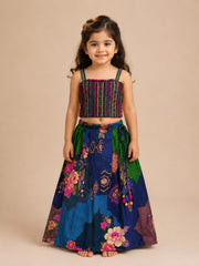Ripple Charm Modal Lehenga For Girls 1Y to 10Y