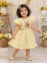 Yaazhini Silk Dress for Girls | 1Y to 5Y