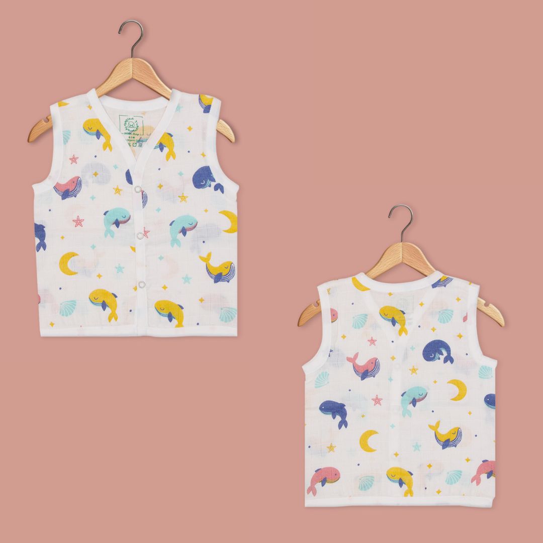 BEST SELLER - Muslin Jabla Button Type for Babies -  Combo Packs