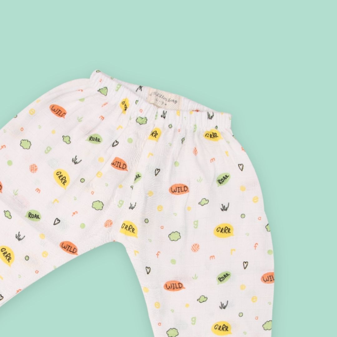 Roar- Muslin Sleep Suit for babies and kids (Unisex)