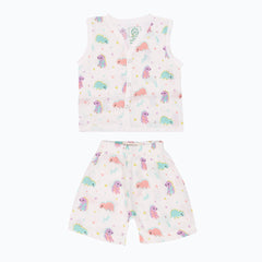 Bamboo Muslin Jabla and Shorts for Babies and Toddlers - Bulbasaurus