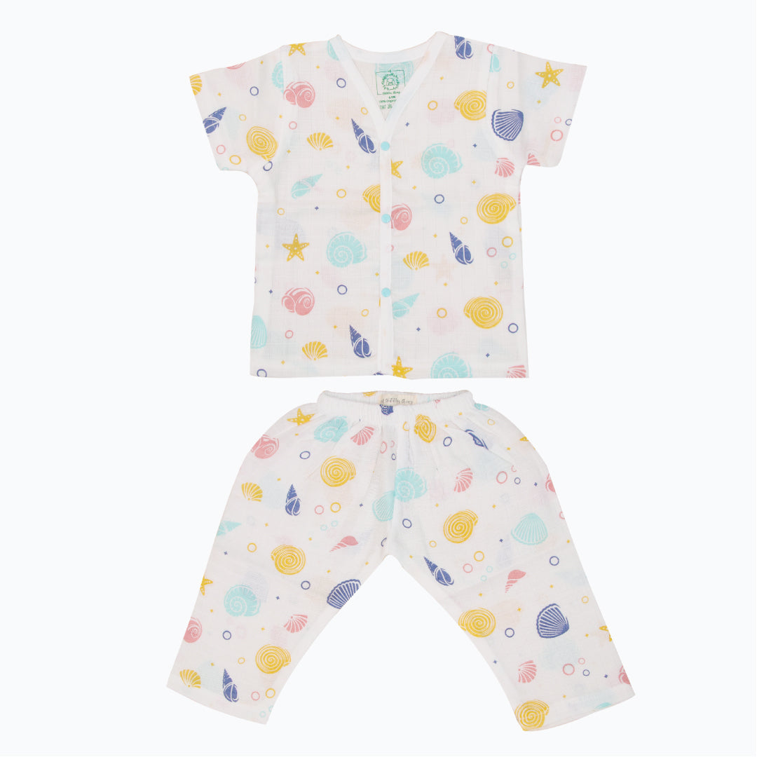 Baby Muslin Sleep Suit for babies and kids (Unisex) Combo 1  Pack of 3