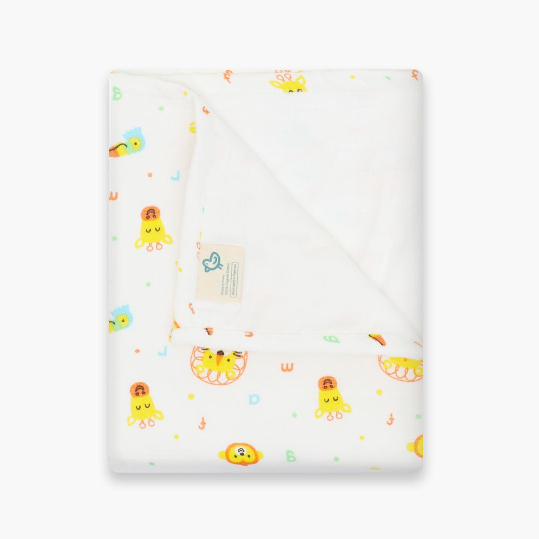 Roar - Muslin 3 layer Blankets for babies