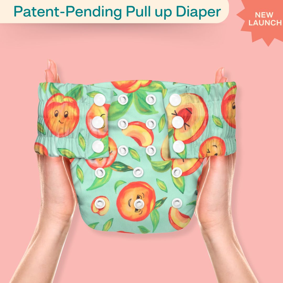 Ice Candy Newborn Cloth Diaper 2.0 with 1 cotton Insert (2 kg - 5 kg)