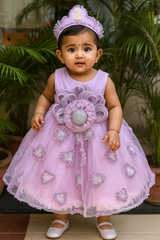 Lavender Princess Birthday Dress – 1st Birthday Special