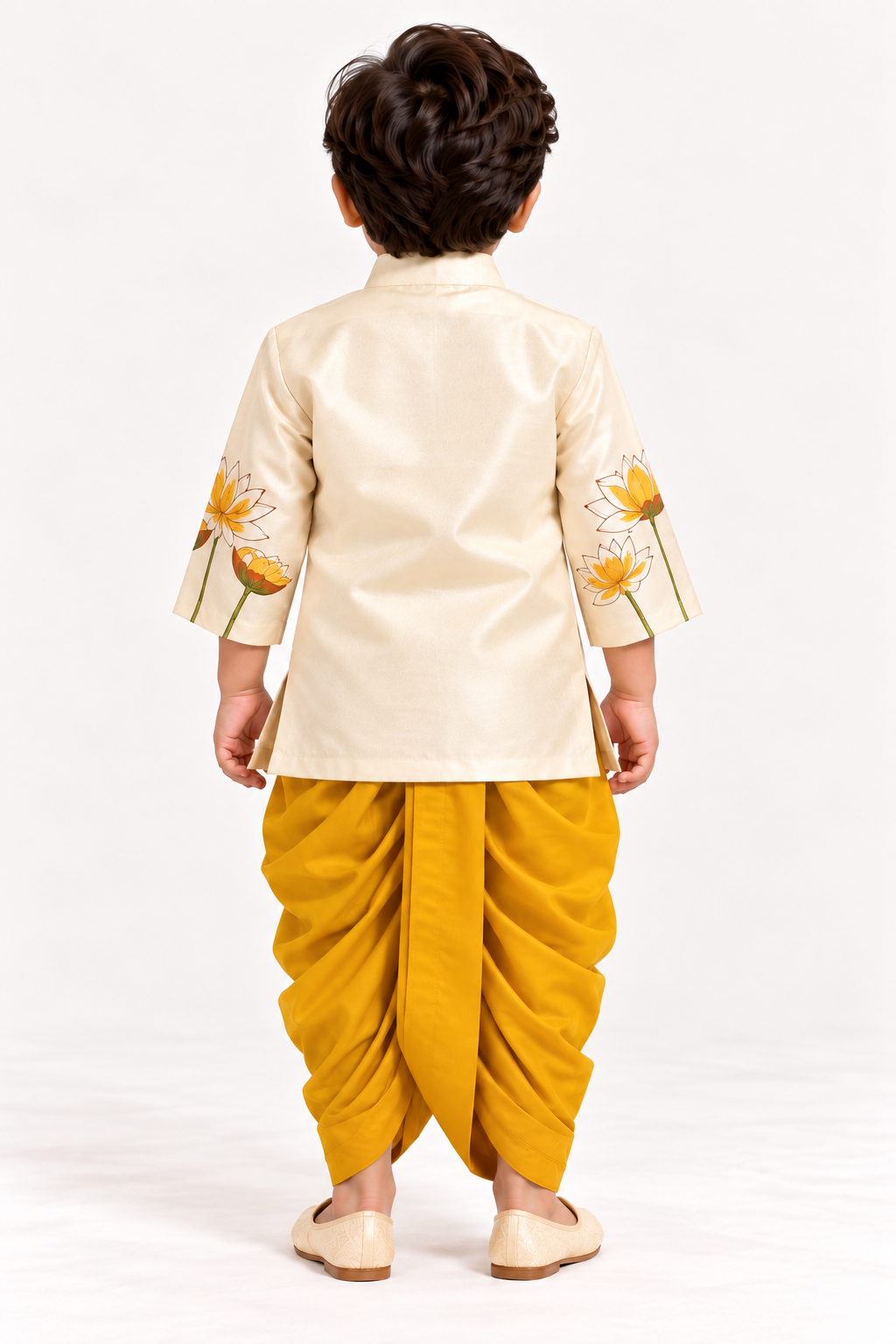Lotus Royale Dhoti Set | 6M–4Y