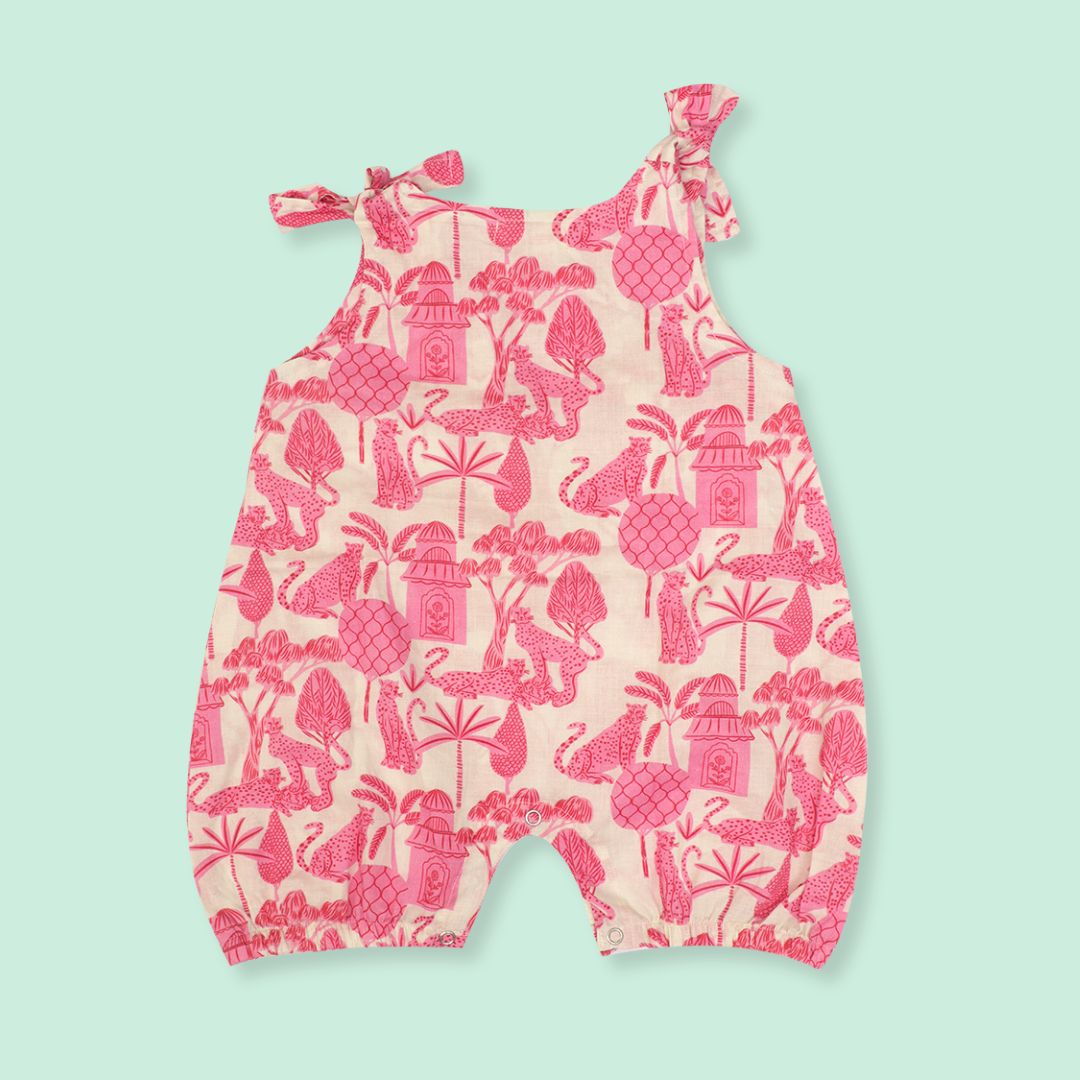 Urban Wild - Mulmul Cotton Knot Type Romper