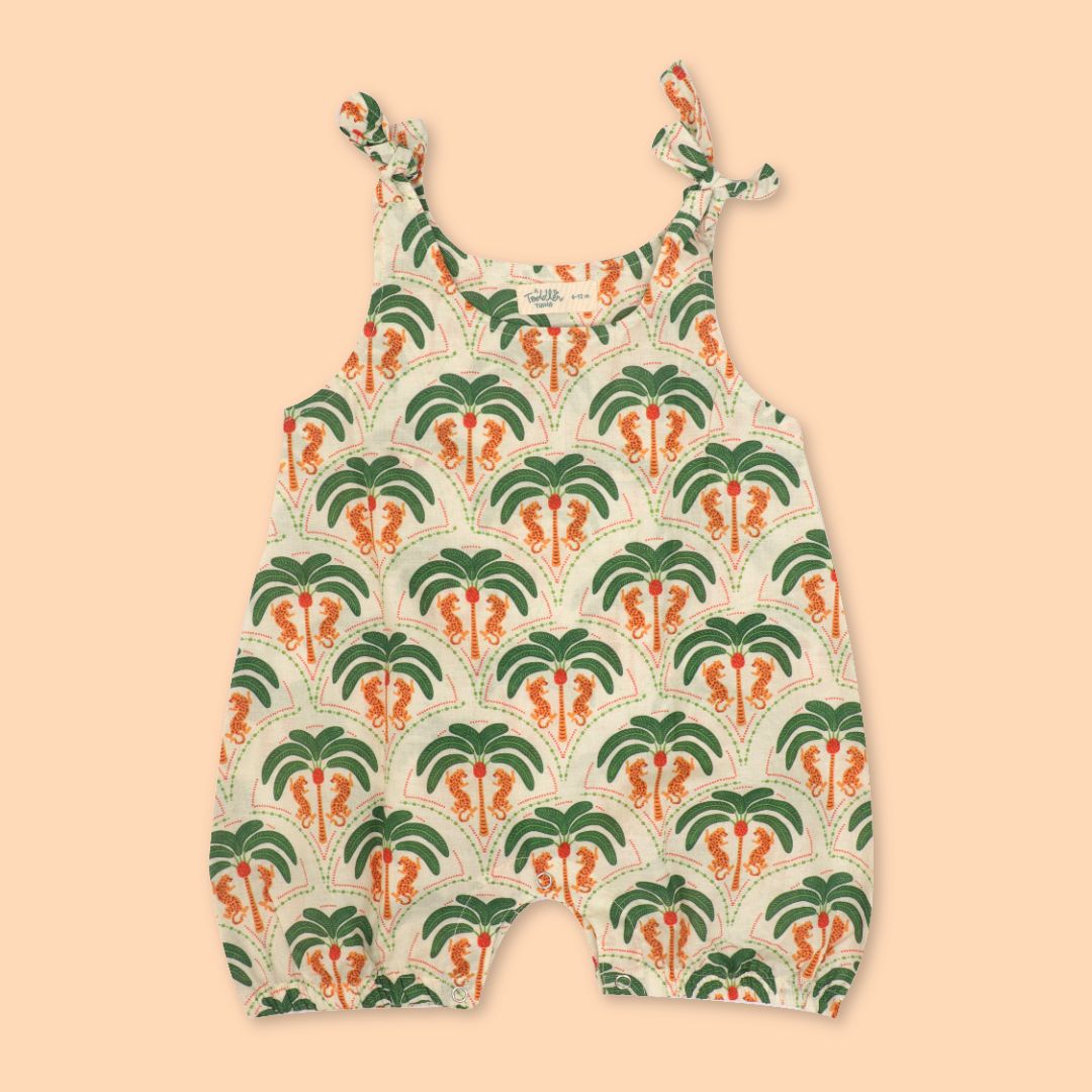 Urban Wild - Mulmul Cotton Knot Type Romper