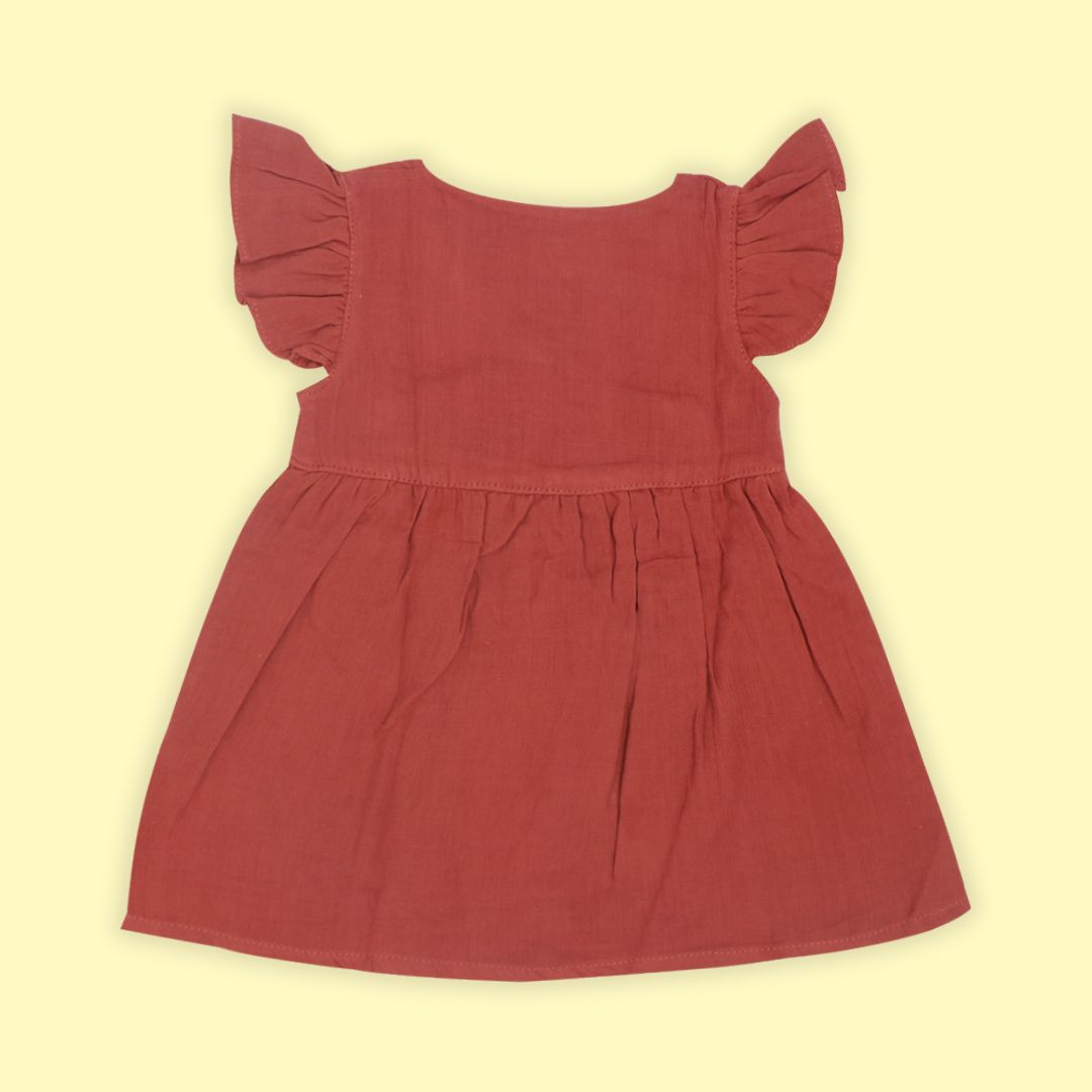 Honey - Muslin Dandelions Frill Frock