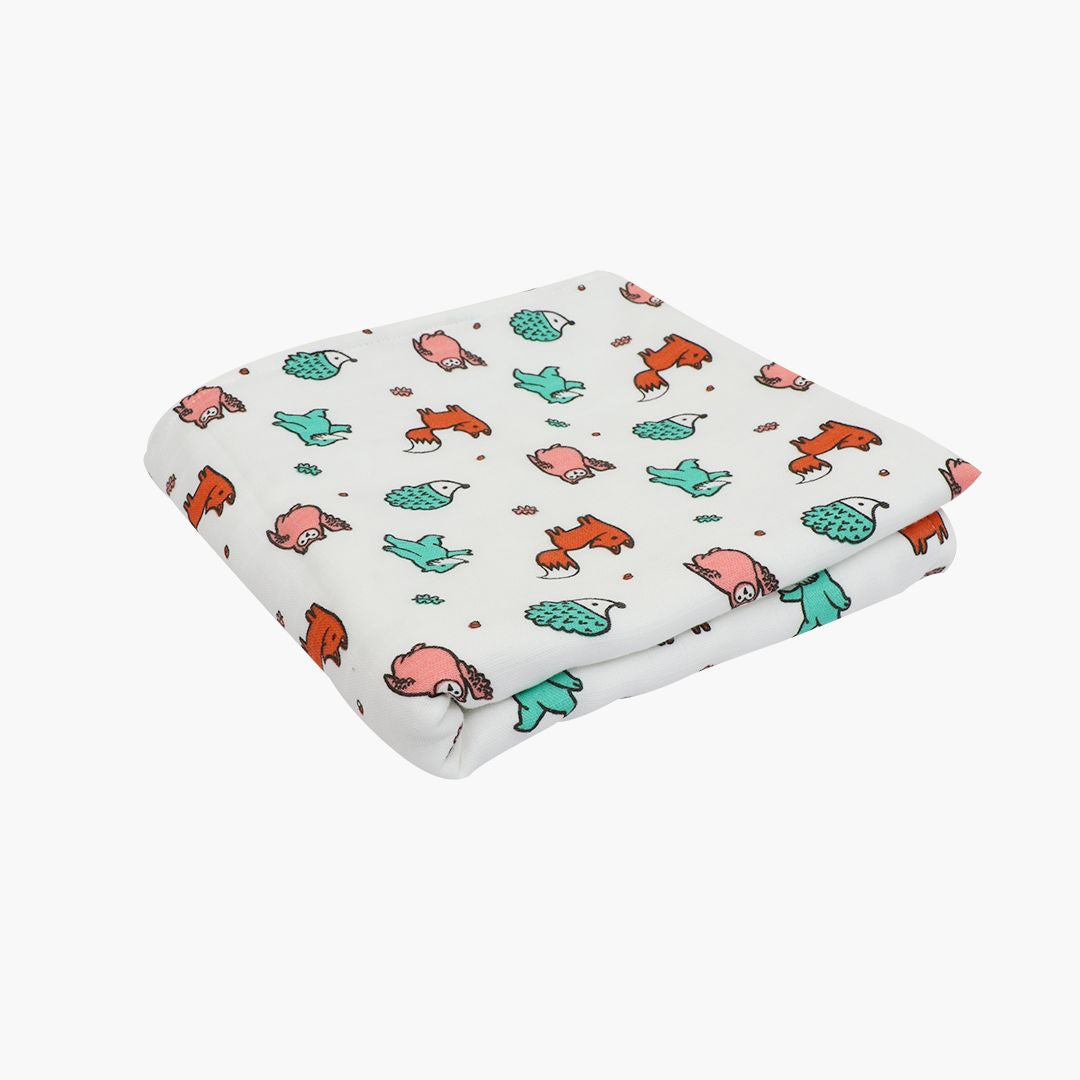 Whale star - Muslin 3 layer Blankets for babies