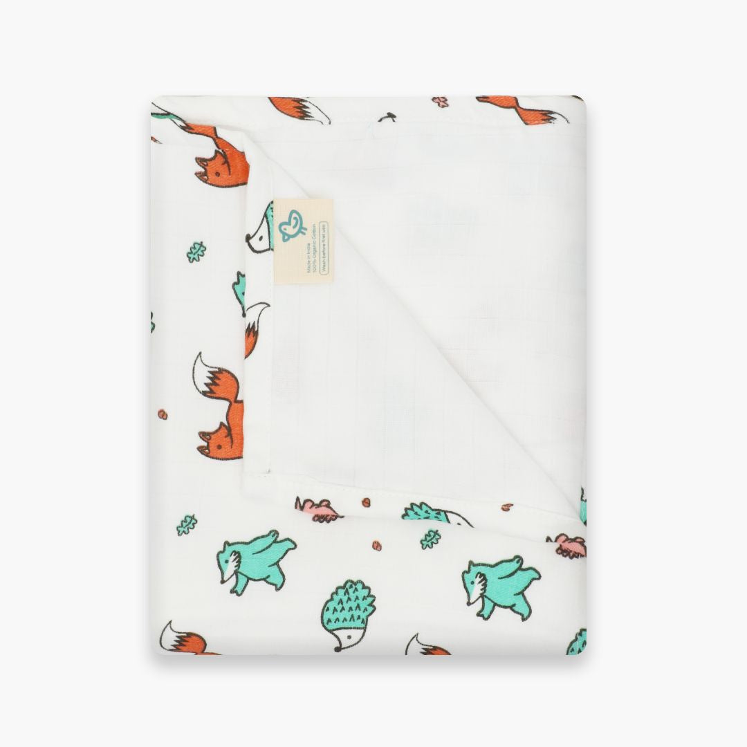 Count Down - Muslin 3 layer Blankets for babies