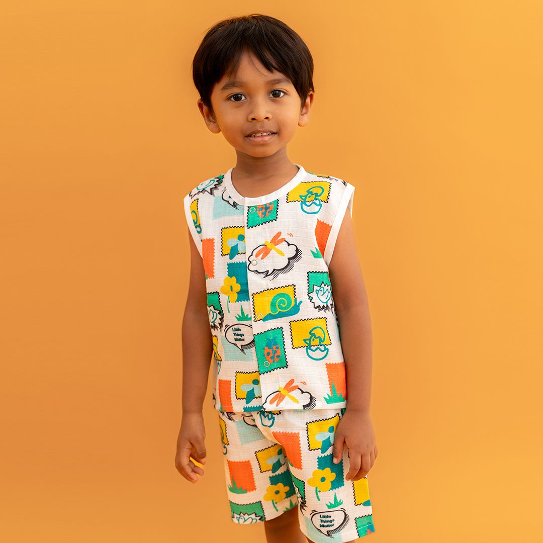 Ikatlings - Muslin Jabla and Shorts for Babies and Toddlers