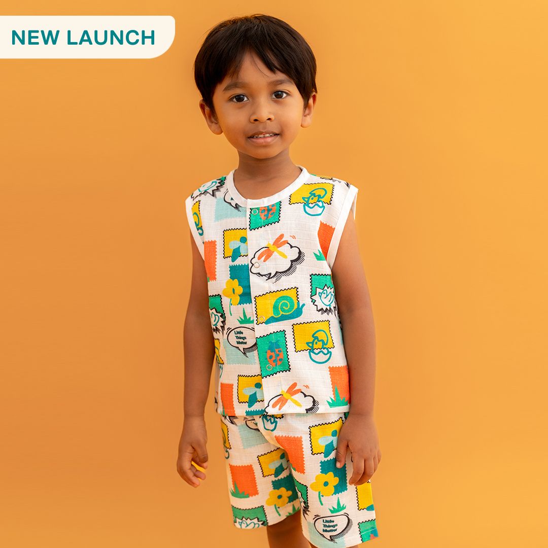 Hello Jungle - Muslin Jabla and Shorts for Babies and Toddlers