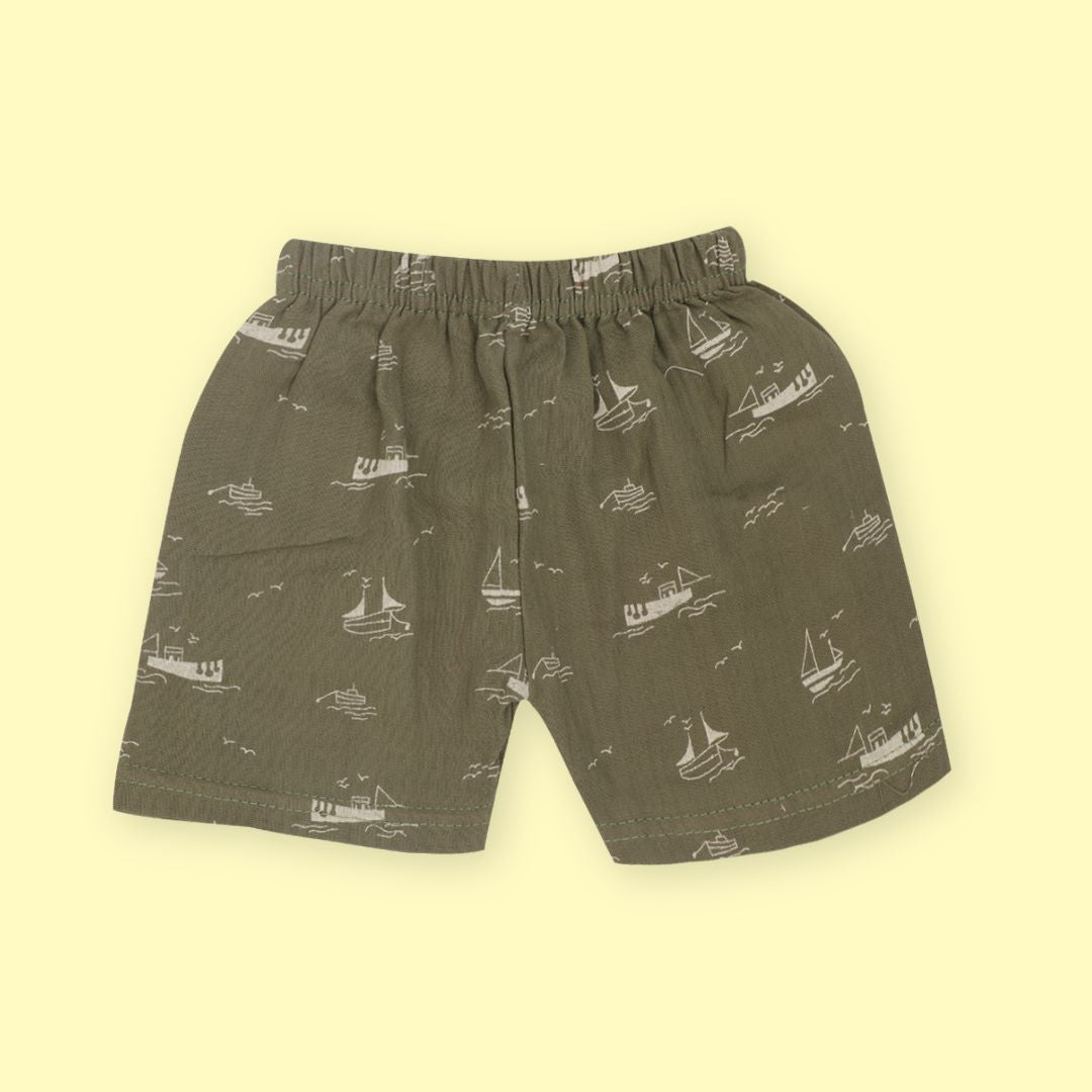 Captain Crew - Muslin Jabla and Shorts for Babies and Toddlers