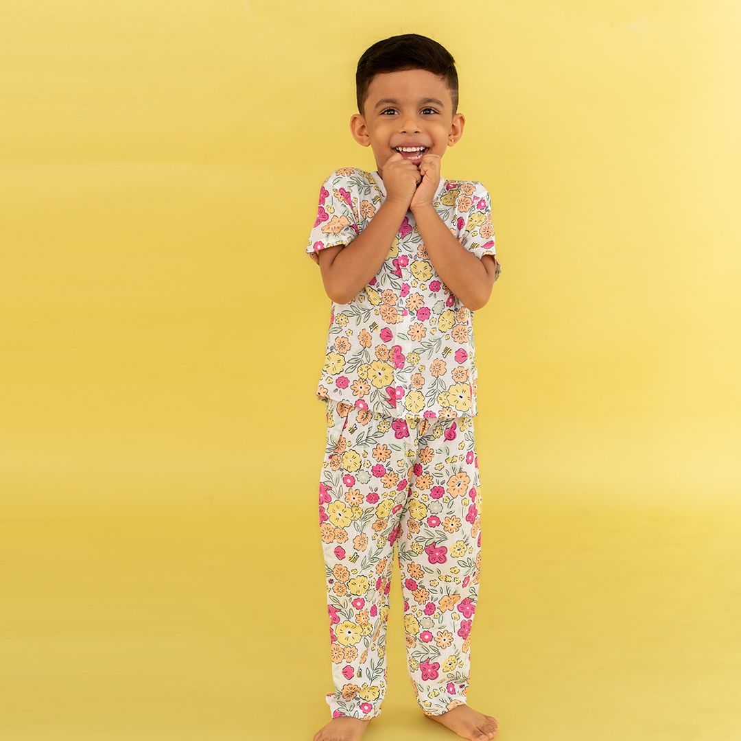 Zoodle Blocks - Muslin Sleep Suit for babies and kids (Unisex)