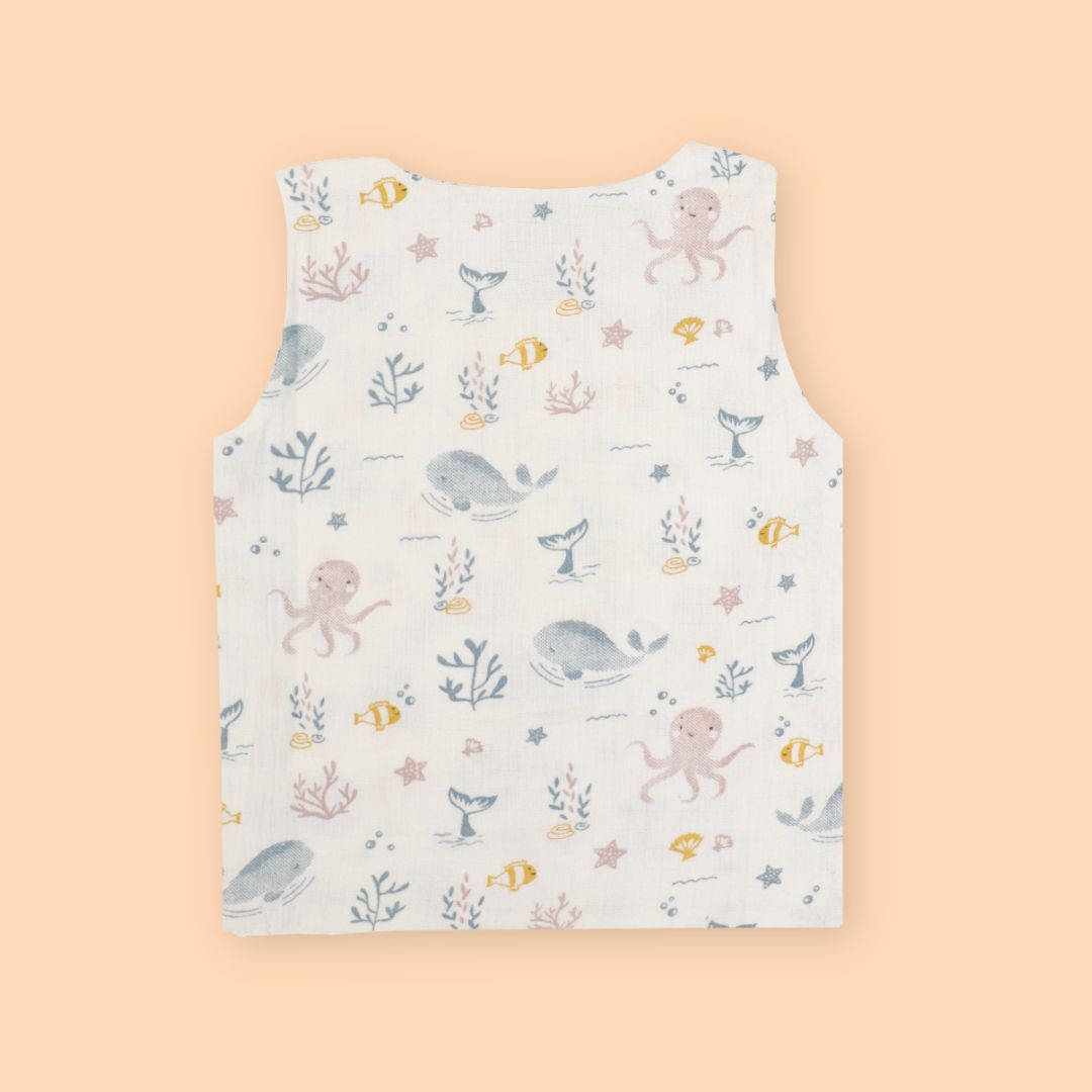 Rusty Petal - Muslin Jabla and Shorts for Babies and Toddlers