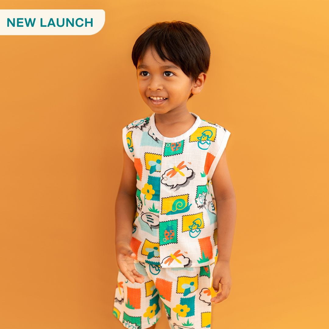 Hello Jungle - Muslin Jabla and Shorts for Babies and Toddlers