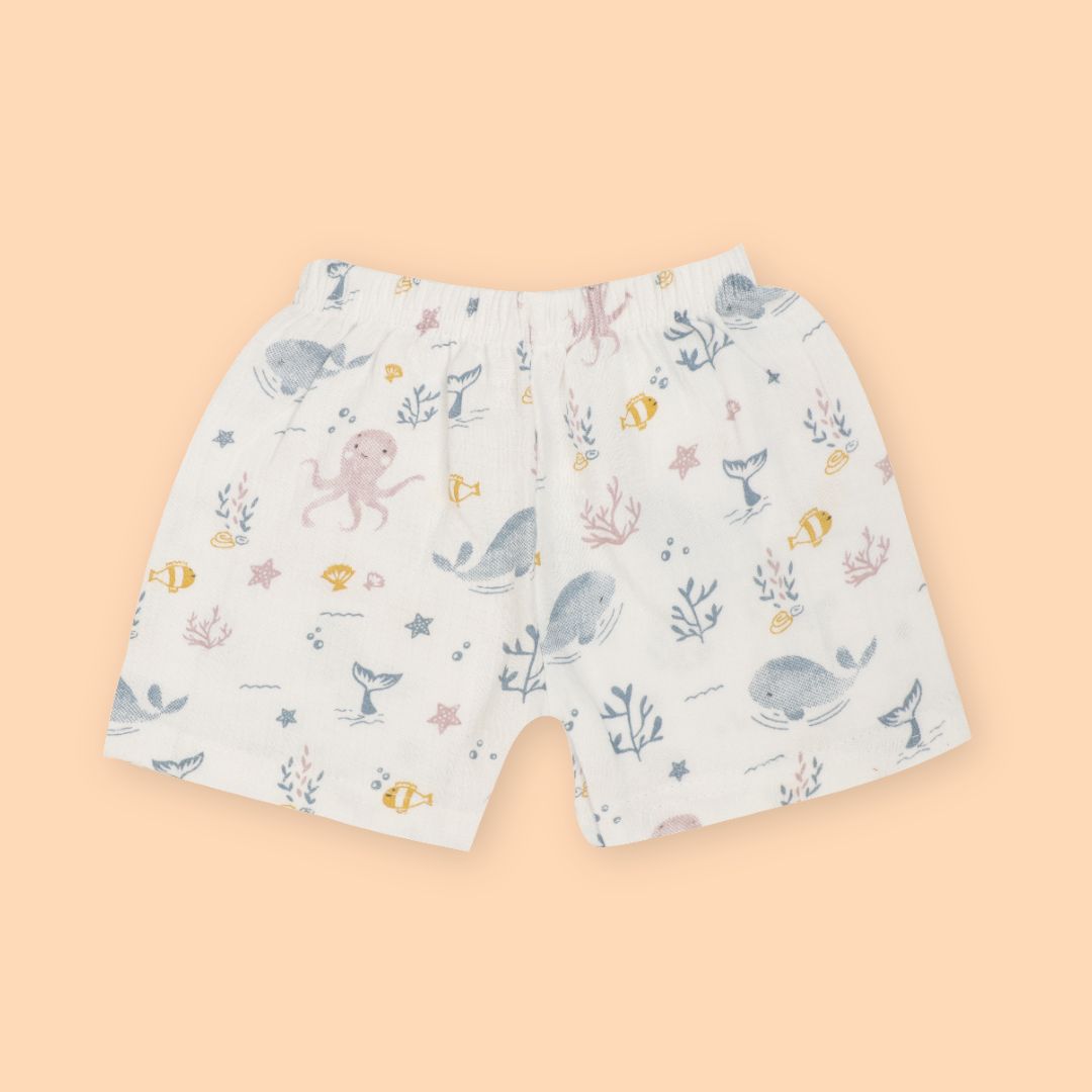 Rusty Petal - Muslin Jabla and Shorts for Babies and Toddlers